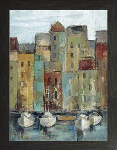 Frame Company Watson Range Old Town PortI by Silvia Vassileva, Frame - A1, Black