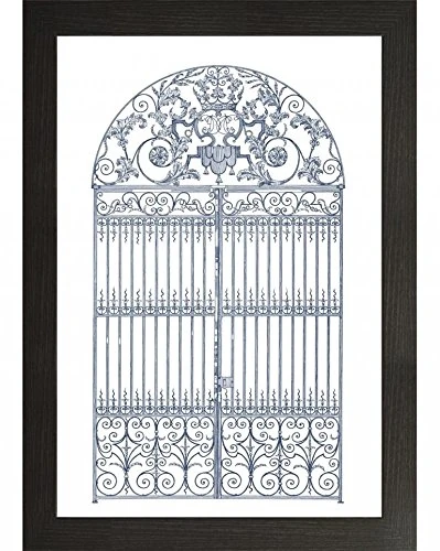 Frame Company Watson Range English GardenI by Wild Apple Portfolio, Frame - A2, Black