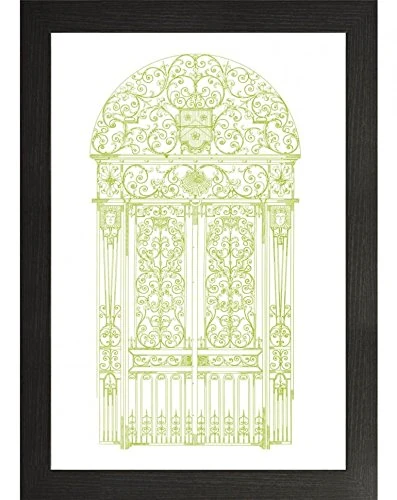Frame Company Watson Range English GardenII by Wild Apple Portfolio, Frame - A2, Black
