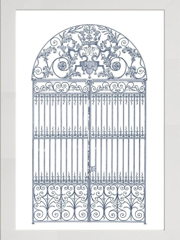 Frame Company Watson Range English GardenI by Wild Apple Portfolio, Frame - A2, White - Image 1