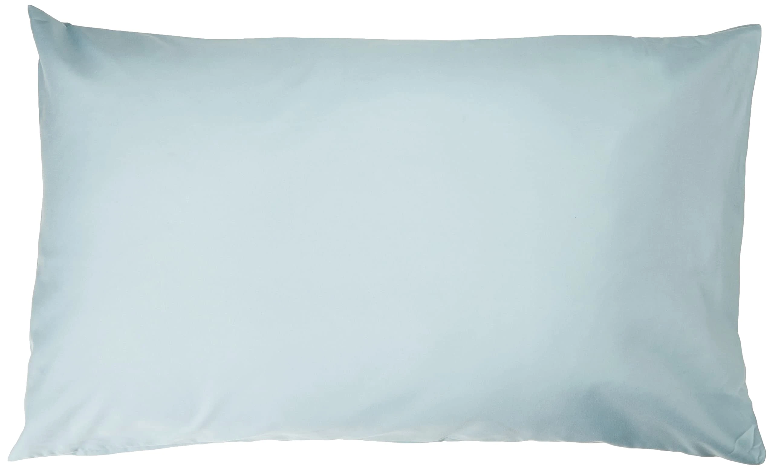 Amazon Basics Microfiber Pillowcases, Standard Size 50 x 80 cm (Pack of 2), Spa Blue