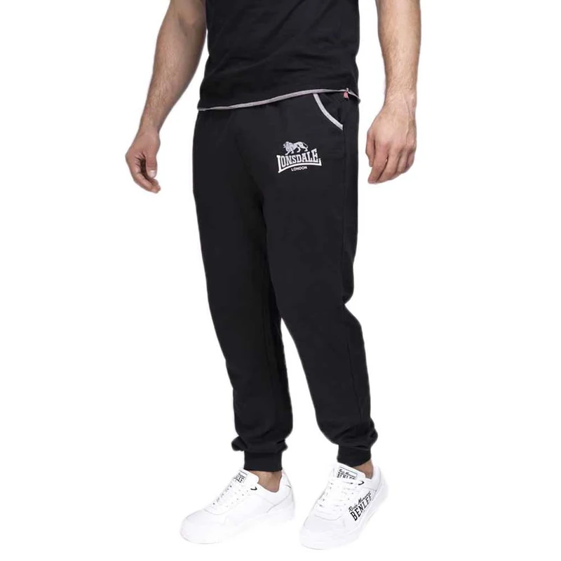 Lonsdale Men's Two Tones Joggers, Black, XXX-Large