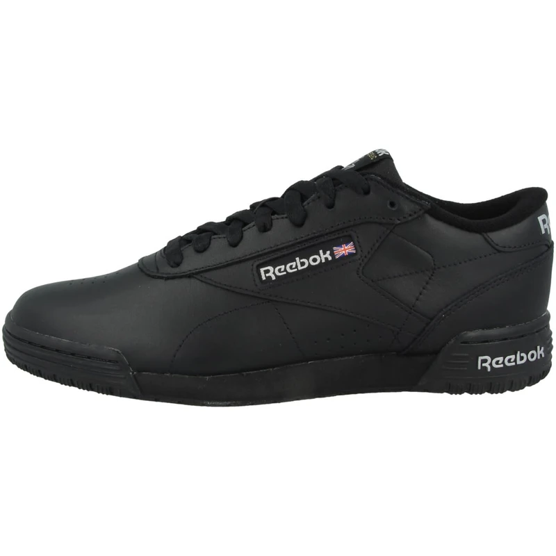 Reebok Men's Exofit Clean Logo Int Shoes low non football , Int Black Silver Silver, 7.5 UK
