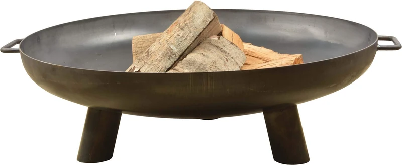 Esschert Design FF243 Steel Fire Bowl, 80 CM, black