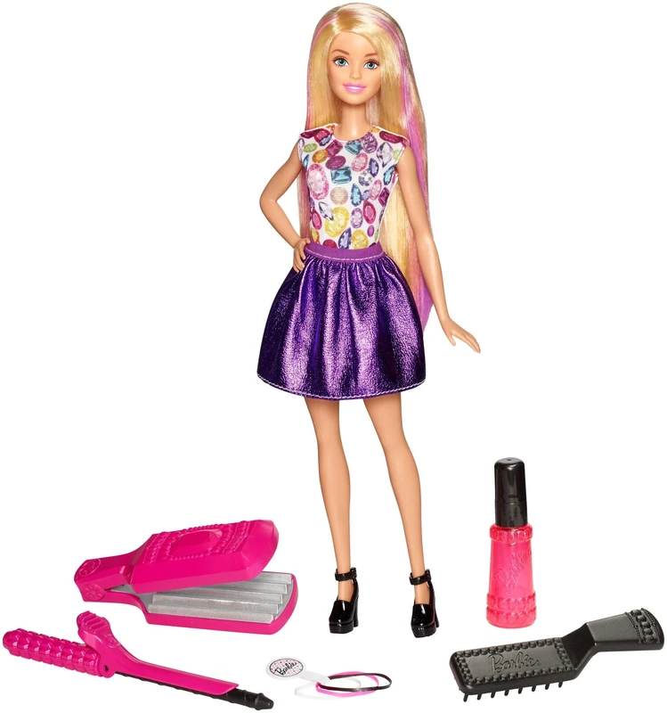 Barbie DWK49 Crimp and Curl Doll