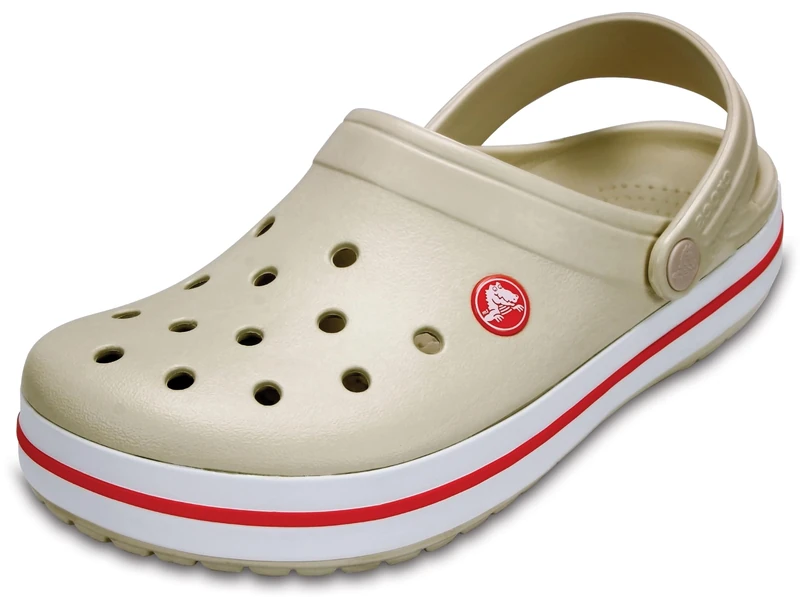 Crocs Unisex Crocband Clogs, Stucco Melon, 5 UK Men/ 6 UK Women