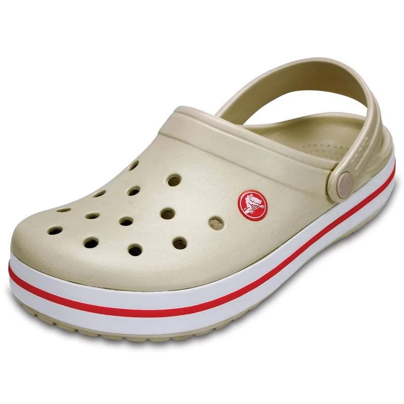 Crocs Unisex Crocband Clogs, Stucco Melon, 4 UK Men/ 5 UK Women