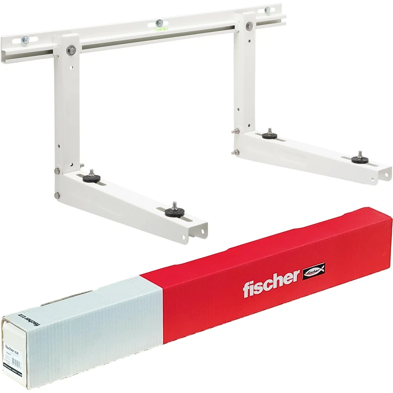 Fischer Brackets KLIMA TOP Shelves for Outdoor Air Conditioner, Air Conditioner Motor Support, 521763