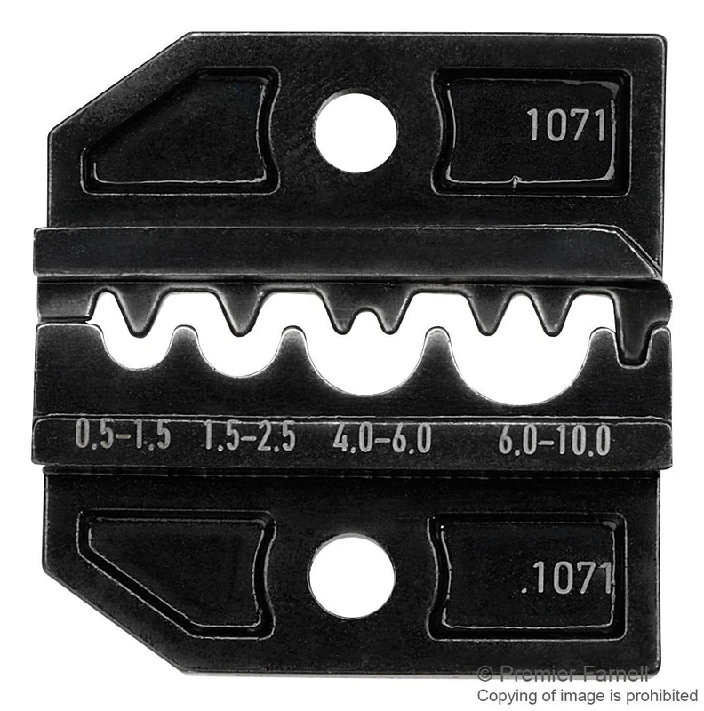 Rennsteig 624 1071 3 0 12.1071 Crimping Die Set, Multi-Colour
