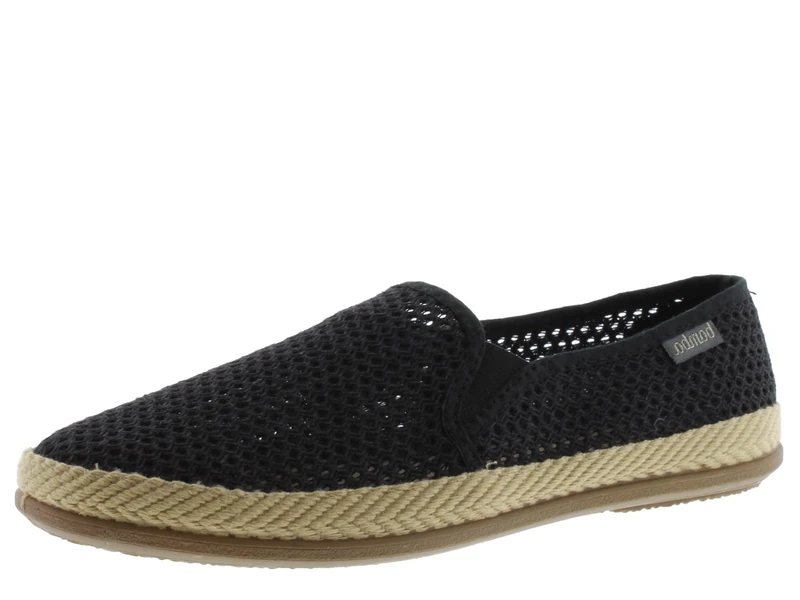 Wamba By Victoria Men's Copete Elásticos Rejilla Trainers, Black, 6 UK