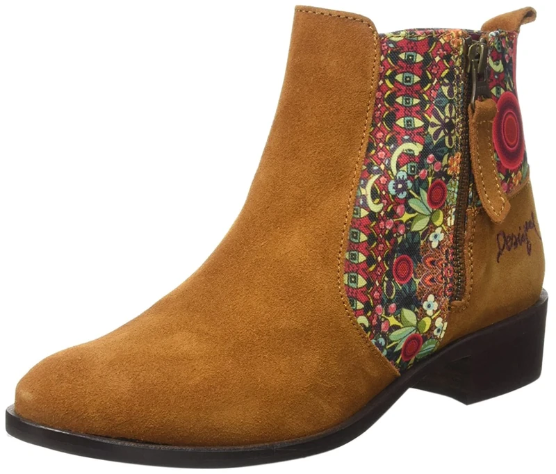 Desigual Rep Women's Ankle Boots Brown Size: 6.5 UK