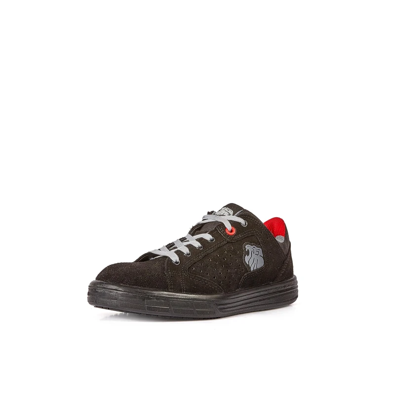 Upower Unisex Sn20096-35 Industrial Shoe, Black Red, 2.5 UK