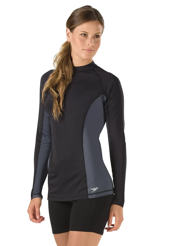 Speedo Women's Uv Swim Shirt Long Sleeve Rashguard