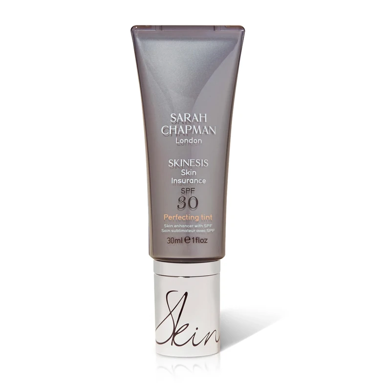 Sarah Chapman Skinesis Skin Insurance with SPF 30 - Tinted Sunscreen for Face - Skin Tint for Perfect Glow and Protection 30ml