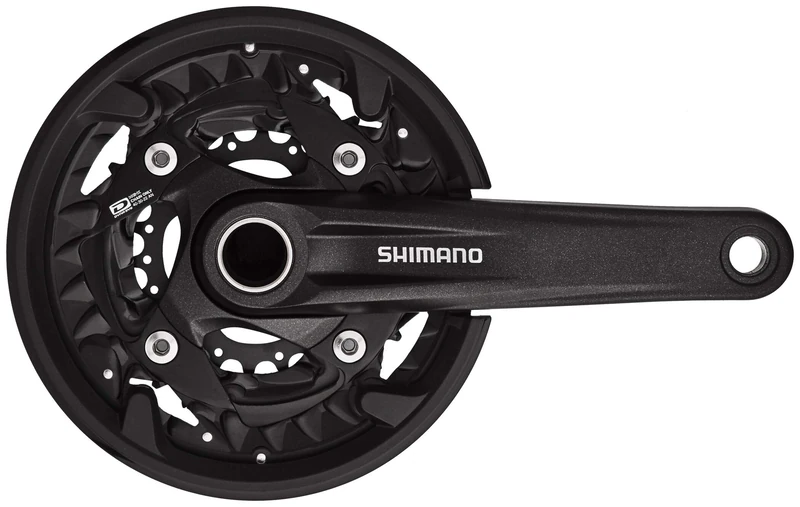 Shimano FC-MT500 3x10-Speed Crankset, Black, 170 mm