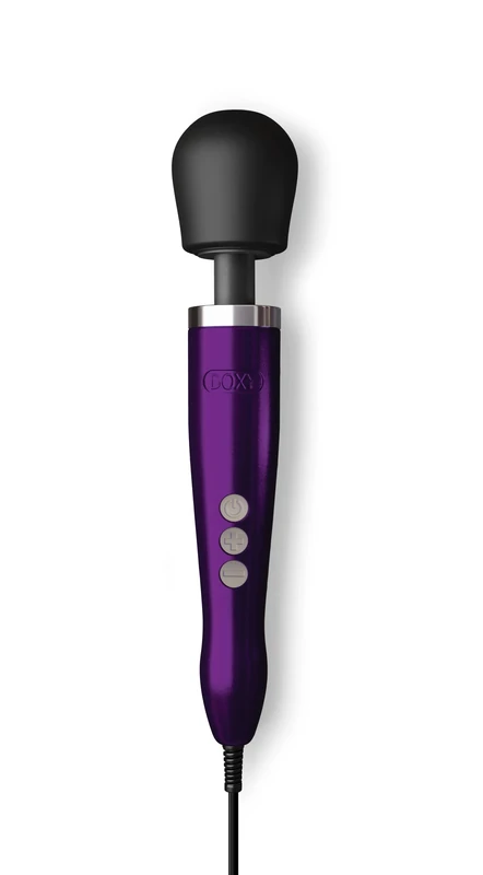 Premium Doxy Die Cast Magic Wand Vibrator for Women ; Purple Magic Wand Massager for Women