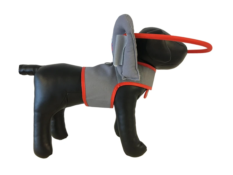 Muffin's Halo Guide, XX-Small, Durable Safeguard For Blind Dog's Head, Nose, Face And Shoulders From Bumping Into Hard Surfaces