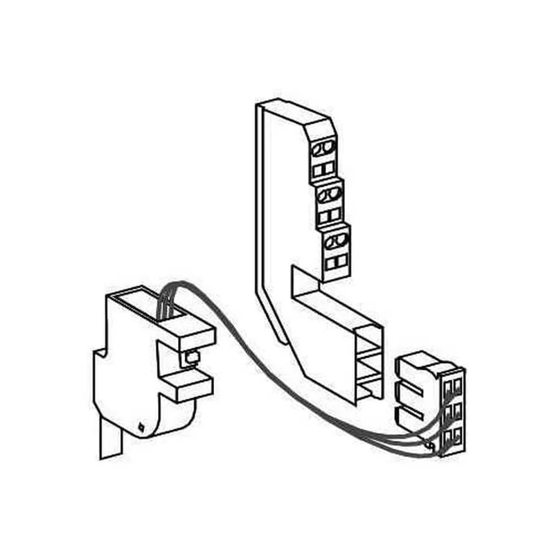 Schneider Electric 47433 LOW-LEVEL READY-TO-CLOSE CONTACT FOR DRA, White