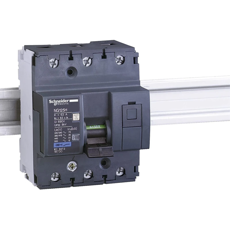 Schneider Electric 18729 NG125H 3P 50A, White