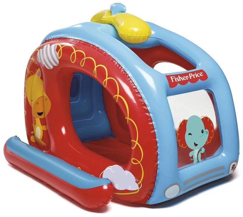 Bestway Fisher Price Activity Centre/Ball Pool Helicopter - Image 1