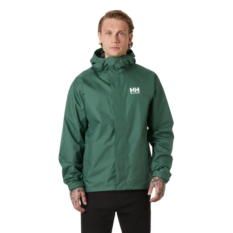 Helly Hansen Men's Seven J Jacket, Green, XL