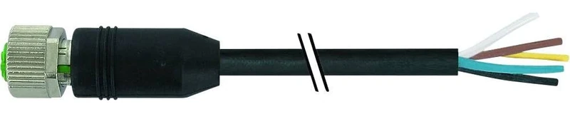 Murrelektronik stay connected 7000-17041-7220300 M12 Socket 0° Cable end