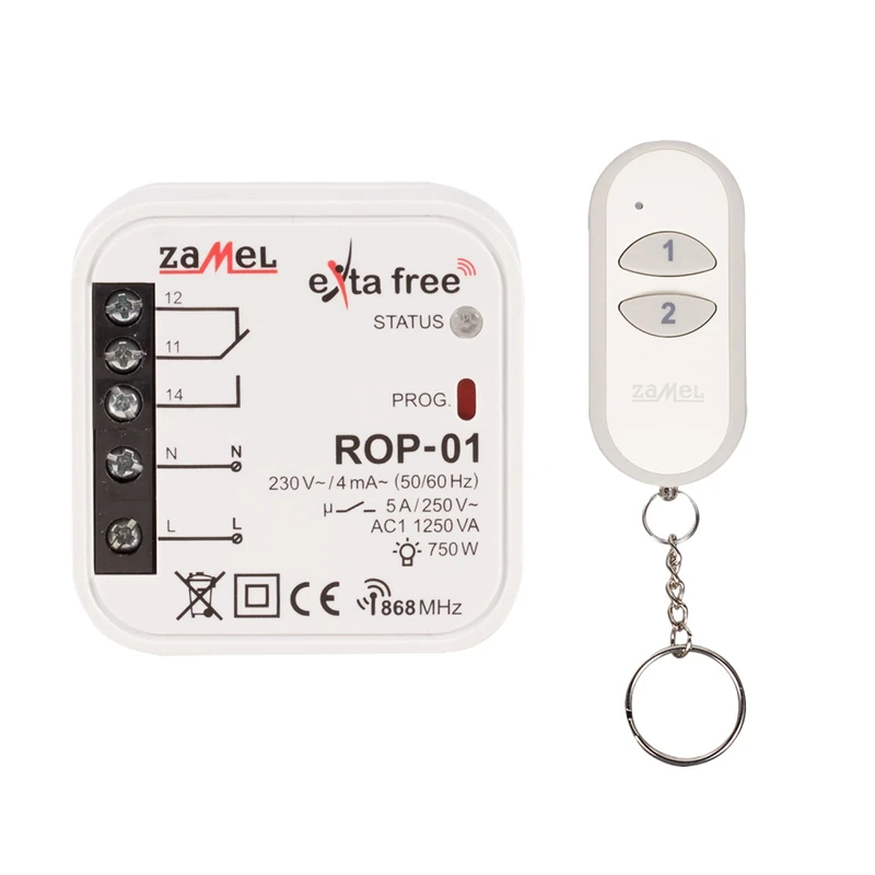 Exta Free Wireless Remote Light Switch Control Set, Universal. 1 Piece, RZB-05