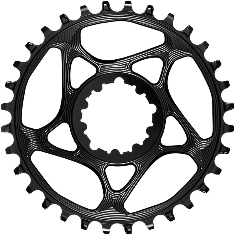 ABSOLUTEBLACK Chainring Direct Mount Singlespeed 32TBlack, Aluminium 7075, Round,