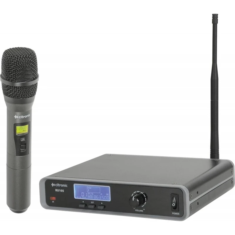 citronic Ru105-H Uhf 16 Channel Wireless Handheld Microphone System