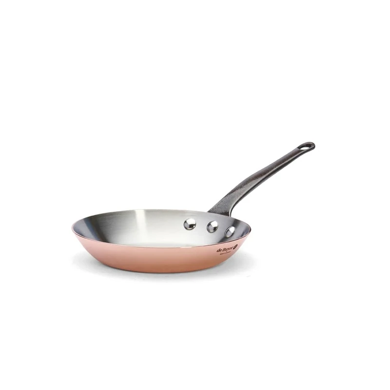 De Buyer 6465.20 Chefs Fry Pans, Small, Copper