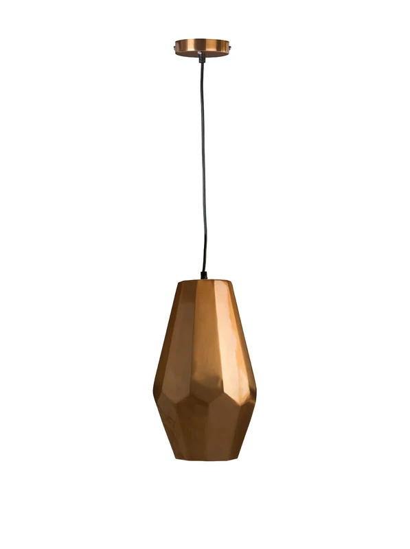 Premier Housewares Ceiling Lights Copper Finish Round Shape 3 Pendant Light Antique Ceiling Lighting Contemporary Pendant Hanging Lighting For Ceiling w20 x d20 x h100cm