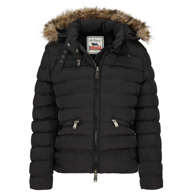 Lonsdale Ladies Winter Jacket Appledore, Größe:XXL, Color:black