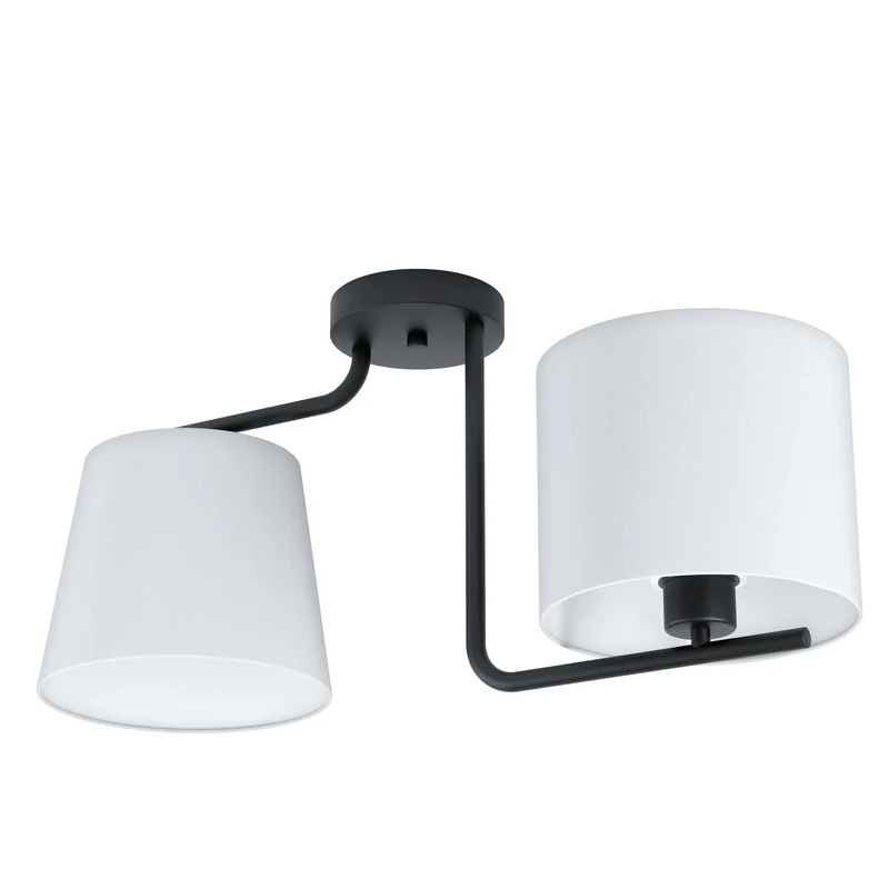 Eglo Wall Light Nickel Matt White