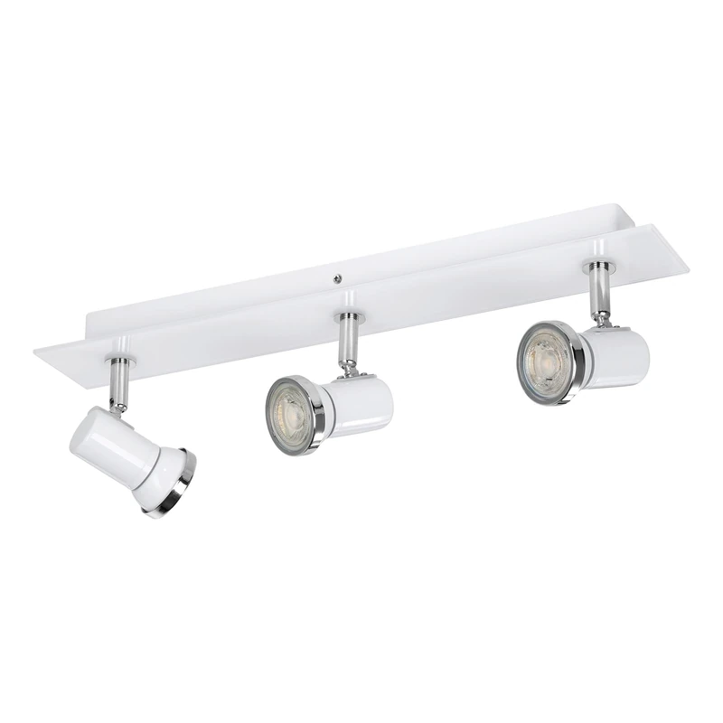 Eglo 95994 Tamara 1 Three-Spotlight Bathroom Ceiling Light in White Steel