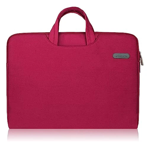 ARVOK 13-13.3 Inch Laptop Sleeve Water-resistant Canvas Fabric Bag Case with Handle Zipper Pocket/Notebook Computer Case/Ultrabook Tablet Briefcase Carrying Bag for Acer/Asus/Dell/Lenovo/Samsung/Sony