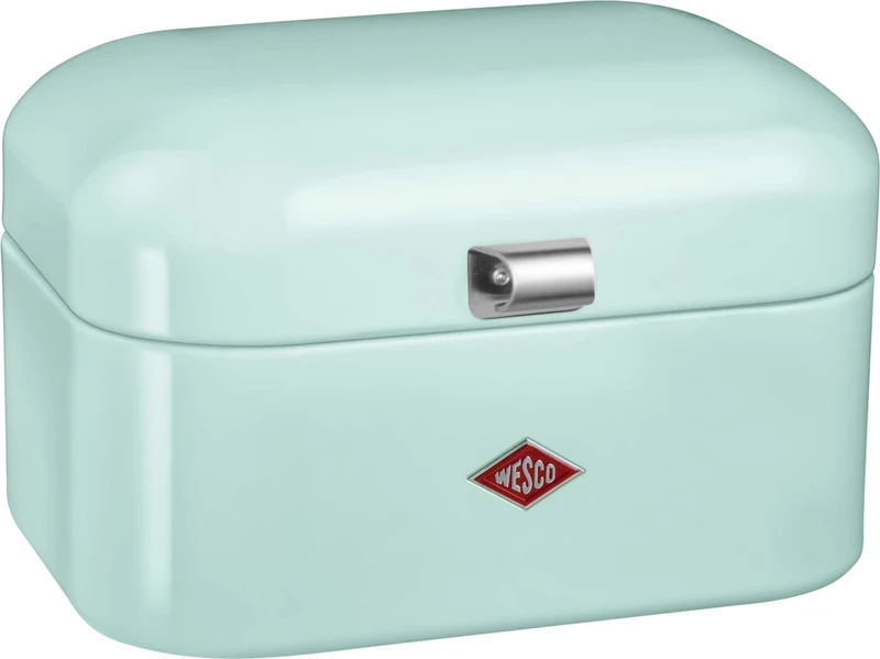 Wesco Single Grandy 51 Single Grandy Bread Bin Storage Canister in Metal – 26 x 18 x 27.5 cm