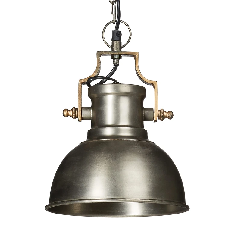 130 x 21 x 21cm hanging lamp with bell-shaped lampshade in industrial style Pendant lamp made of metal Pendant lamp E27 up to 40W, anthracite