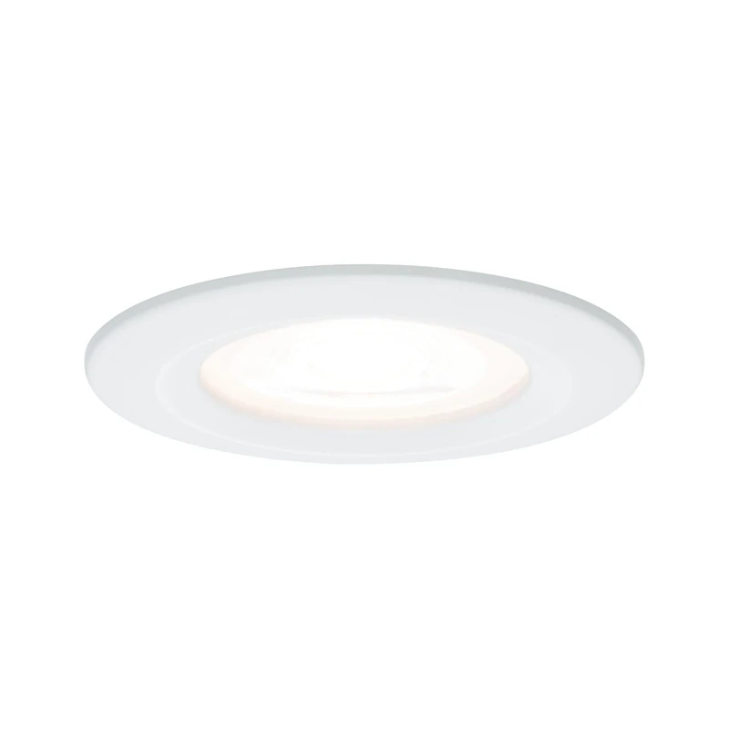 Paulmann Nova 93597 LED Recessed Spotlight Round 3 x 7 W GU10 Spotlight dimmable IP44 Splash Proof Aluminium 7 W Matt