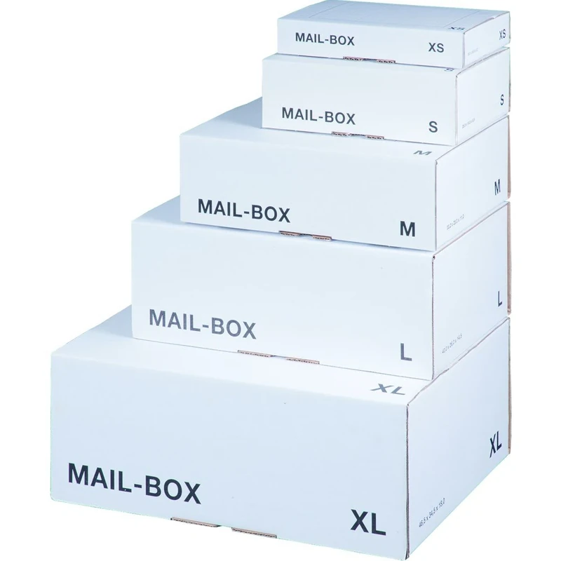 LSM 212111220 325 x 245 x 105 mm Medium Mailing Box - White (Pack of 20)
