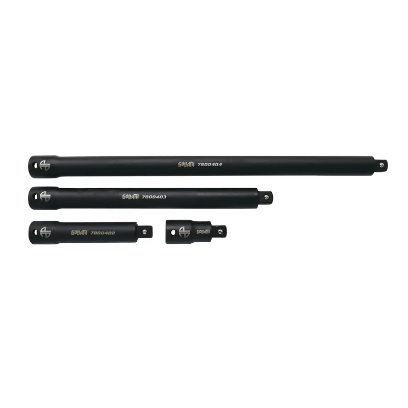 Astro Tools 78004 4pc 1/2" Drive Goliath High Torque-Saver Impact Extension Bar Set 2.5" -15"