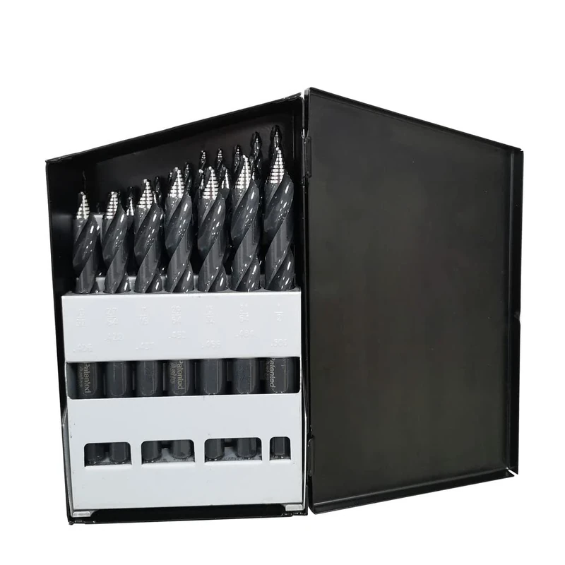 AstroFlight Tools TS29 Onyx 29pc TurboStep HSS Reduced Shank Mechanics Length 1/16" - 1/2" Drill Bit Set - Image 1