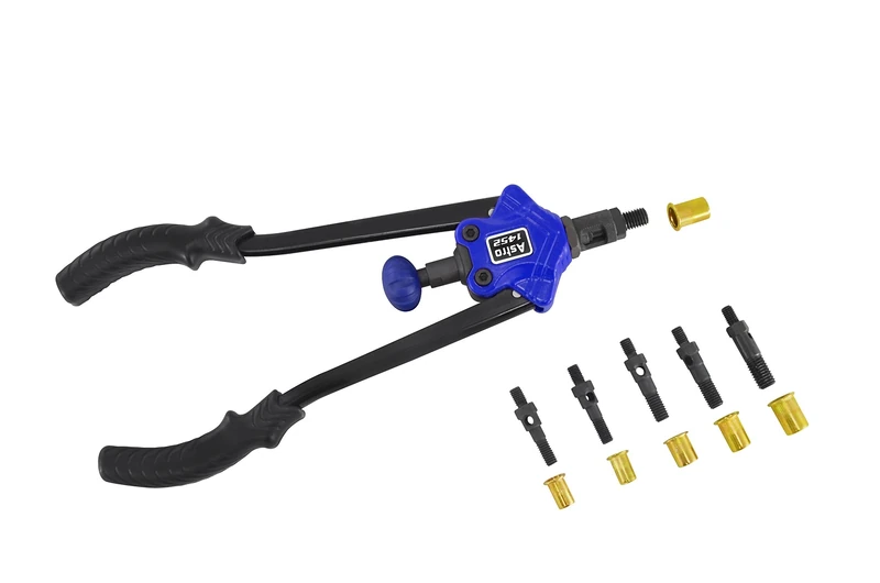 Astro Pneumatic Tool 1452 XL Nut/Thread Setting Hand Riveter Kit 1/2" Capacity