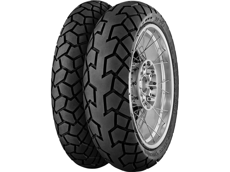 Continental 120/70 ZR17 58W TKC70 F TL M+S -70/70/R17 58W - A/A/70dB - Motorcycle Tyre
