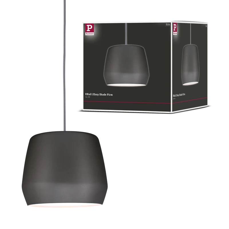 Paulmann 95440 Pirm 2Easy URail Shade 280mm, Grey matt Rail System