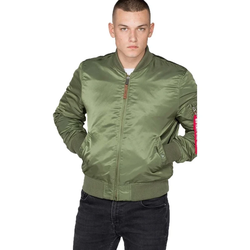 Alpha Industries MA-1 VF 59 Bomber Jacket for Men Dark Green