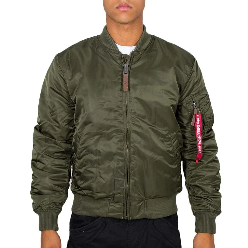 Alpha Industries MA-1 VF 59 Bomber Jacket for Men Dark Green