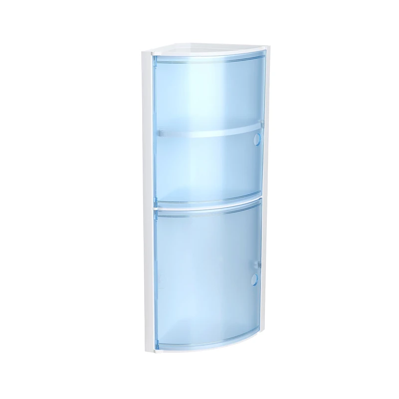 TATAY Corner Cabinet, Polypropylene, Blue, One Size