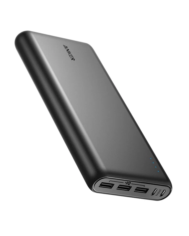 Anker Power Bank, PowerCore 26800mAh Portable Charger with Dual Input Port and Double-Speed Recharging, 3 USB Ports External Battery for iPhone 16/15/14/13 Series, iPad, Galaxy, Android and More