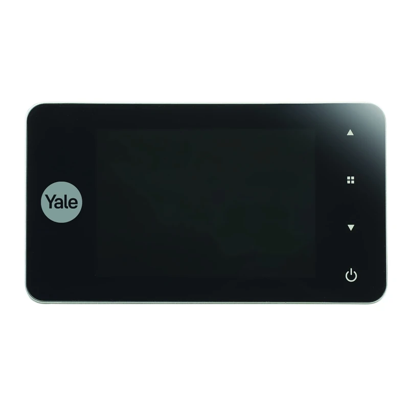 Yale Digital Door Viewer Memory Plus 4500 - Captures images - integrated doorbell - live viewing - Silver - 45-4500-1440-00-60-11