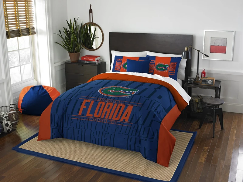 Northwest Officially Licensed NCAA Florida Gators Modern Take Full/Queen Comforter and 2 Sham Set